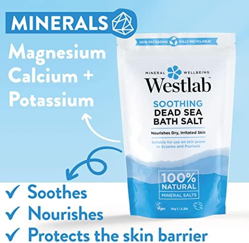 Westlab Pure Mineral Bathing Dead Sea Salt, 1kg