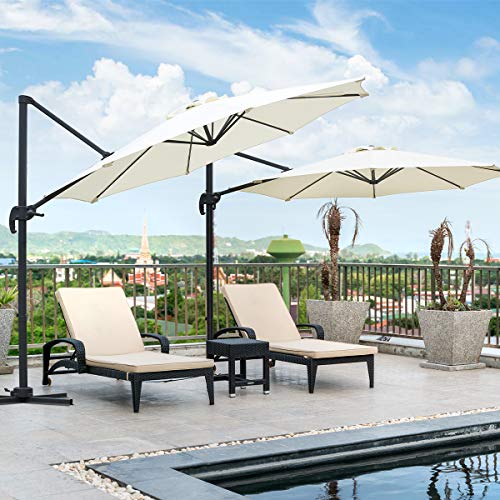 Gartio 10ft Patio Umbrella Foldable Han Buy Online In El Salvador At Desertcart