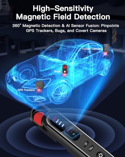 Image of Smart Camera Detector, WiFi Full Band, Anti-Snooping, Anti-Bugging, Anti-Recording, Infrared Lens Detection