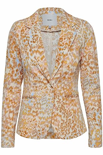 ICHI Damen IHKATE Print BL9 Lässiger Business-Blazer, 130905/Birch, L