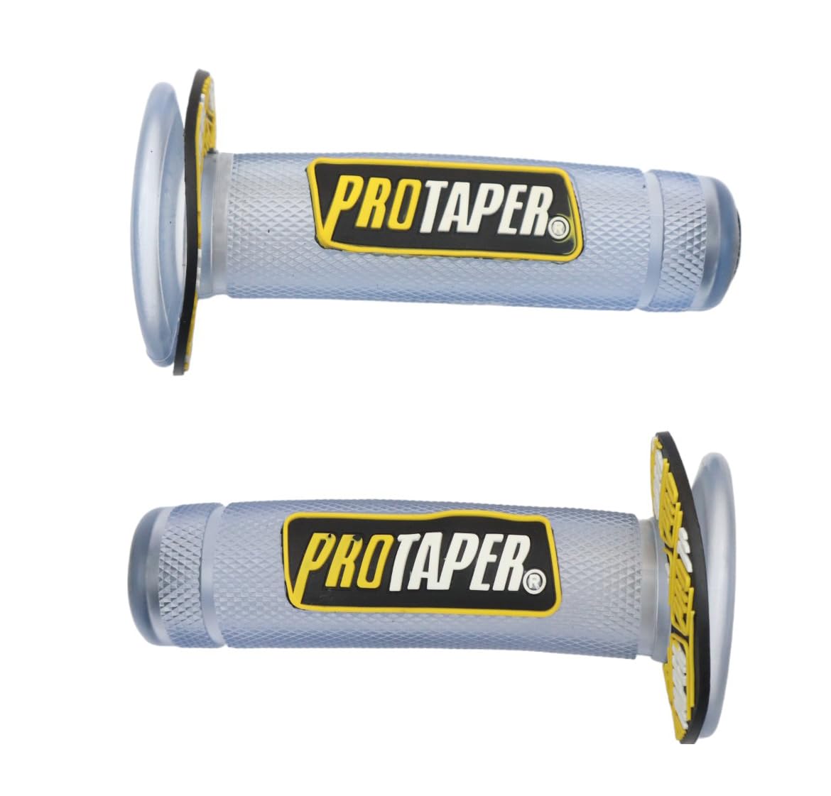 ERODIAN Protaper Handlebar Grips for Universal Bikes - Transparent Color | Pack of 2 | Anti-Slip | Soft Grip | Water Proof