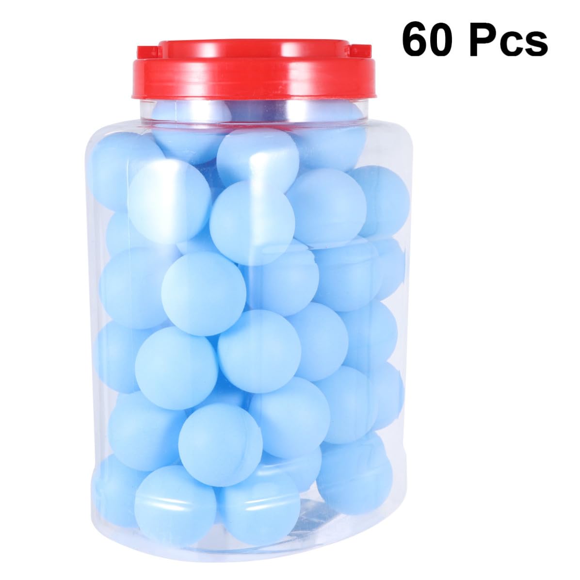 DOITOOL 60 Balones de Ping Pong de 40 Mm sin Costuras, Duraderas y Fáciles de Transportar, Ideales para Tenis de Mesa y Deportes al Aire Libre en Casa