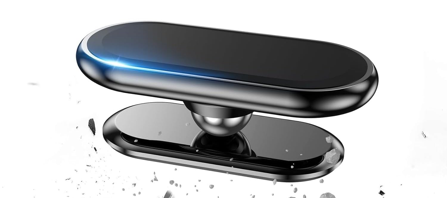 ZBK ZOBAK Magnetic Car Phone Holder | Full Metal Body, 360° Rotation | Dashboard Mount, Black-picture-13