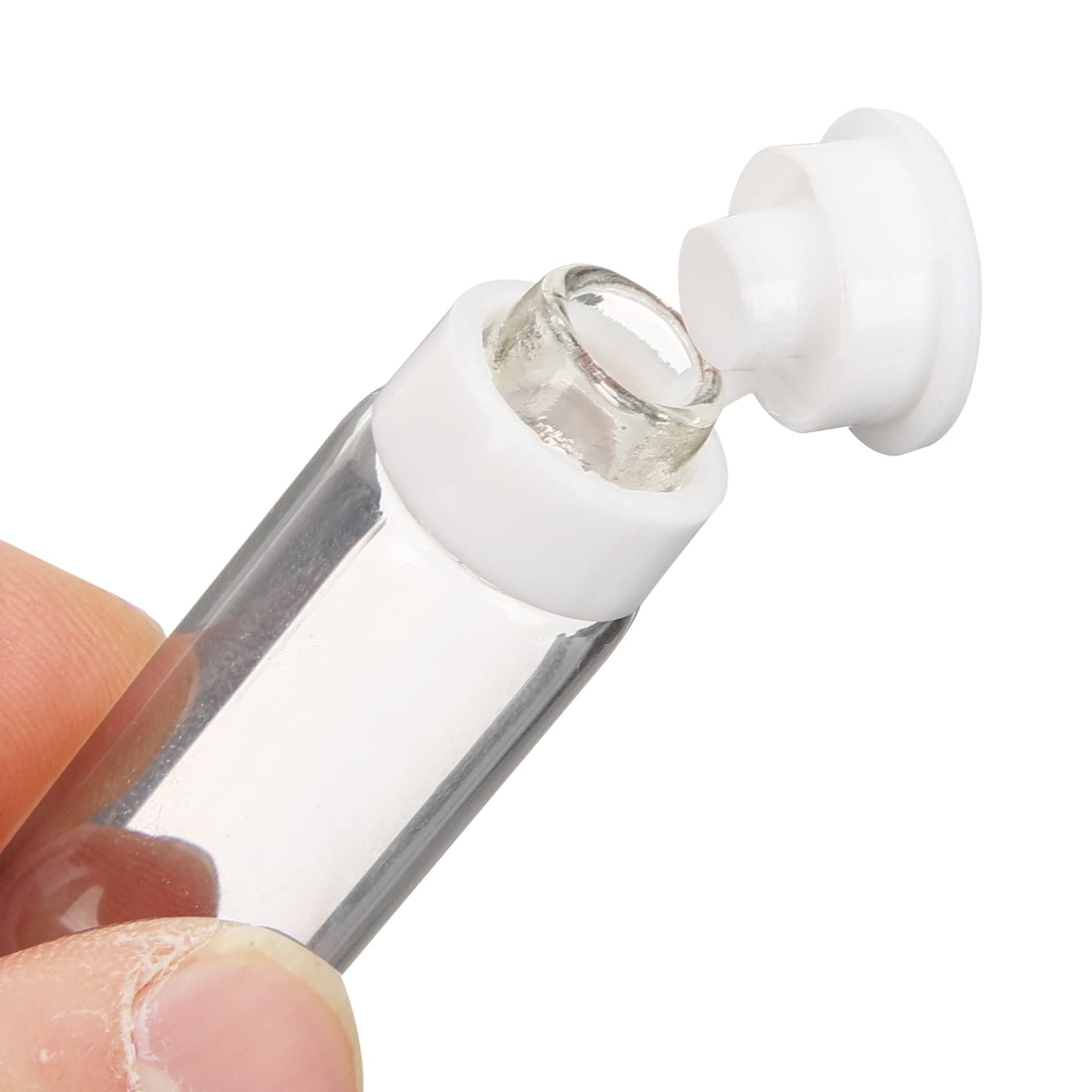 Leere Augencreme-Tube 20 G – Nachfüllbar, Mit Massageroller, Für ätherische Öle & Kosmetik (lila)