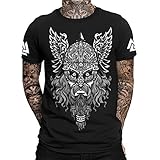 Männer T-Shirt mit stylischem ,,ODIN'' Print. Coole Geschenk-Idee für den Mann oder Freund. Ob als Geschenk oder zum selber tragen, hiermit ehrt jeder Wikinger ,,ODIN'' den Gott des Krieges.