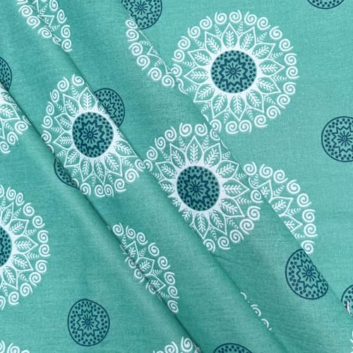 Image of Weave & Decor Cotton Bedsheet for Single Bed 90x60 Inches Soft and Breathable, Includes 1 Pillow Cover 20x30 Inches