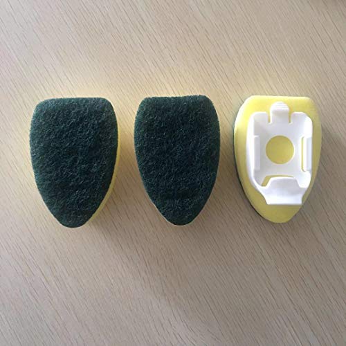 3 Pack Dish Wand Refills Sponge Heads, Heavy Duty Dish Wand Brush Replacement