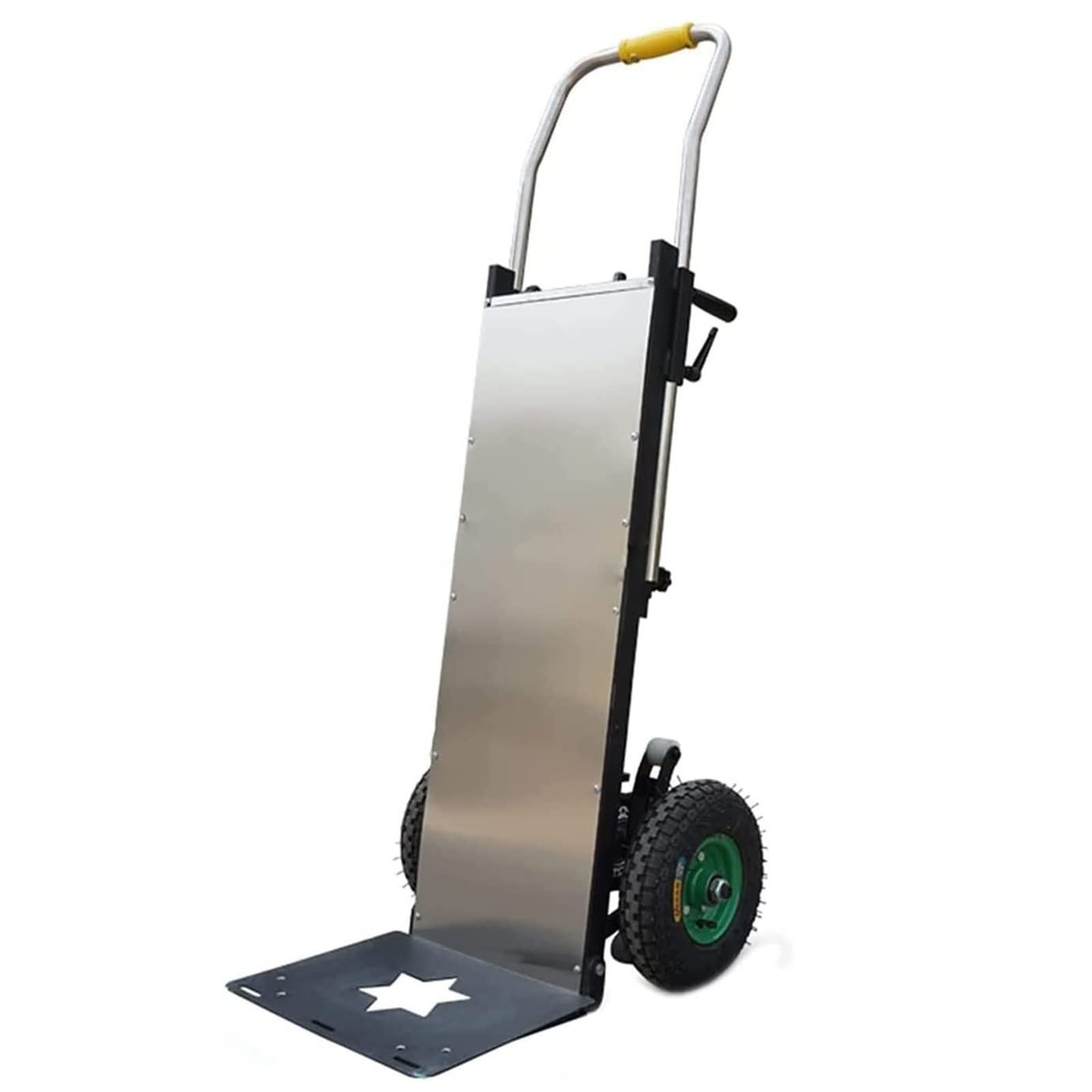 Carrello elettrico per sacchi per impieghi gravosi Carrello a mano salvalavoro, scale e discesa con carico di 200 kg, carrello con batteria rimovibile da 48 V/32 Ah (dimensioni: modello pieg