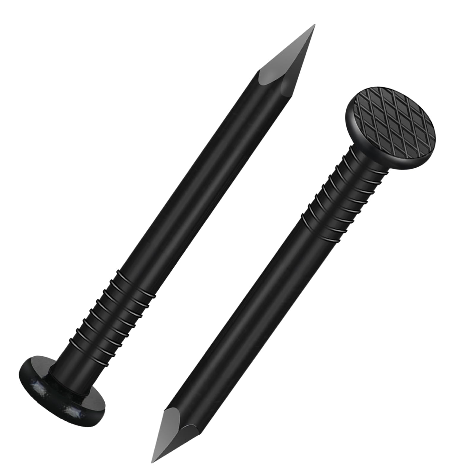 BNUOK 1 inch Hardware Nails, (634pcs) 1 lbs Black Nails, Nails for Hanging Pictures, Small Nails, Wall Nails, Wood Nails