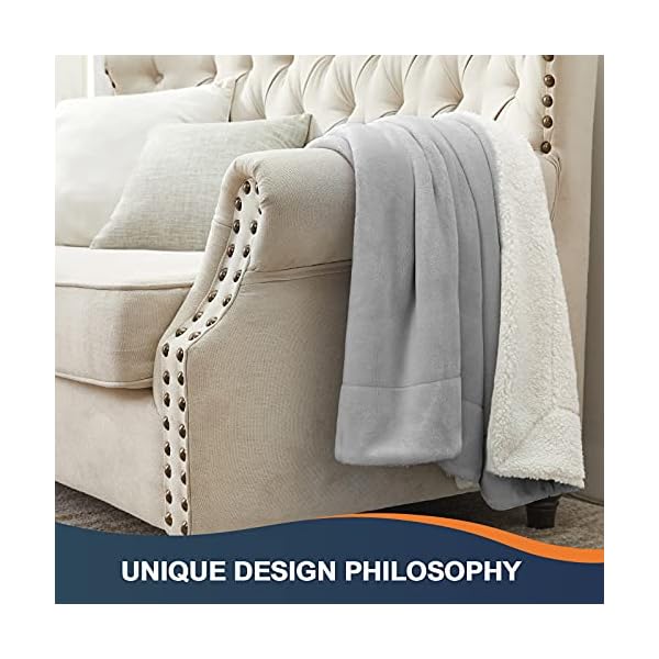 Walensee Sherpa Fleece Blanket Plush Throw Fuzzy Super Soft Reversible Microfiber Flannel Blankets For Couch, Bed, Sofa Ultra Luxurious Warm and Cozy For All Seasons - Image 7