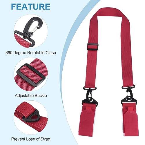 PATIKIL 100cmx3.8cm Ski Boot Carrier Strap, 4 Pack Snowboard Boots Adjustable Carrying Strap For Ski Boots, Roller Skates, Carrying Boards, Yoga Mats - View #7