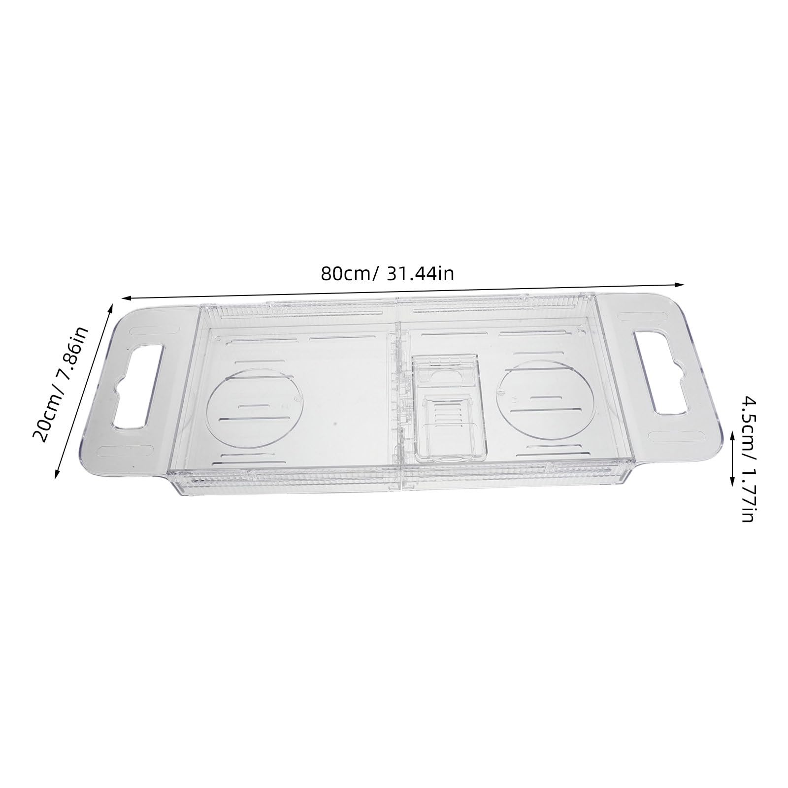 Estante Extensible para bañera: Bandeja Ajustable para bañera, Ideal para el baño, con Capacidad para Vasos, jabones, Juguetes y Otros artículos de baño. Cuenta con una Superficie