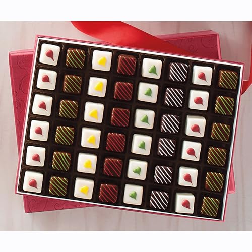 The Swiss Colony Christmas Petits Fours – Assorted Chocolate & Swiss Creme Mini Layer Cakes –...