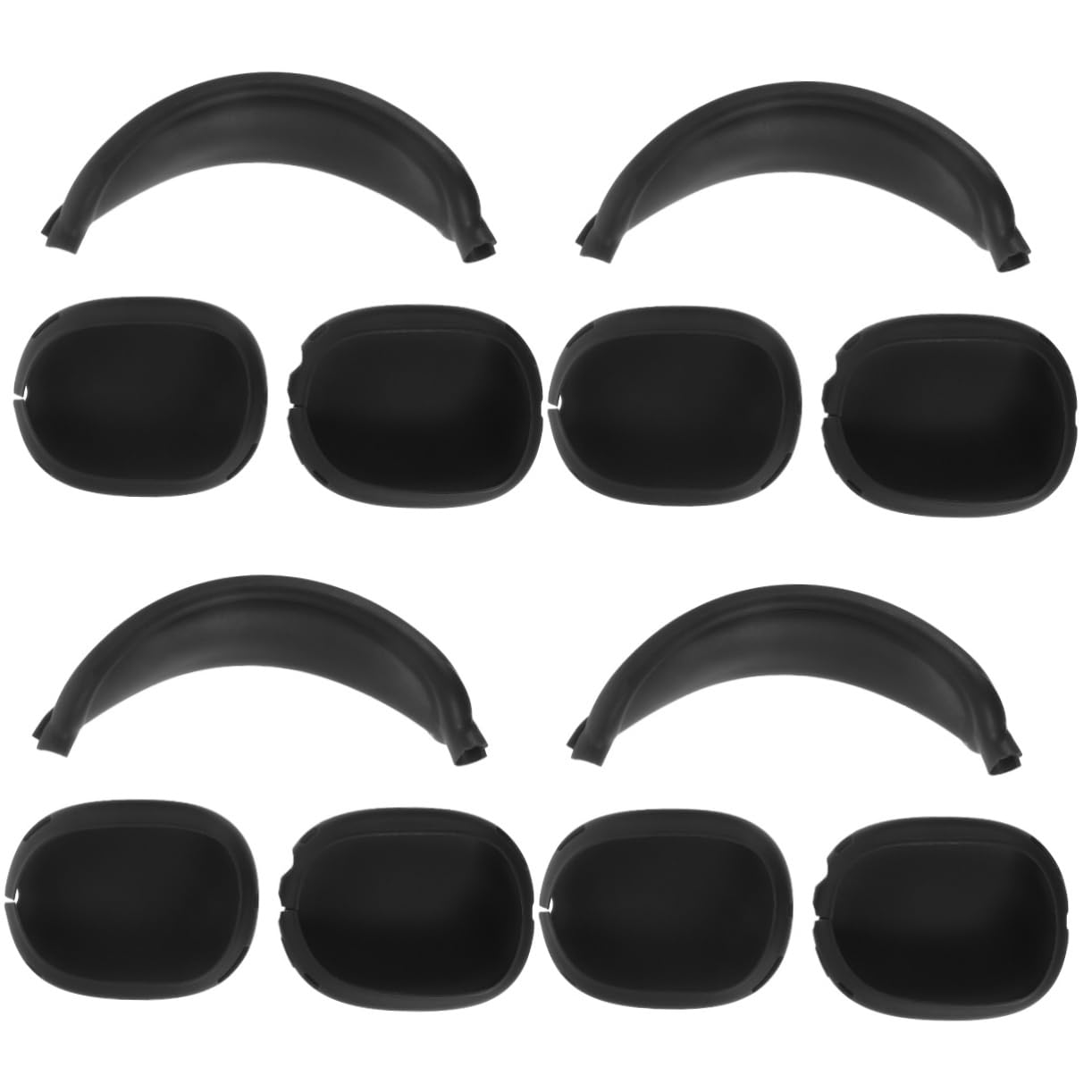 Angoily 4juegos Cojín De TPU para Auriculares Compatible Almohadilla y Funda De Removible Protección Antirayaduras y para