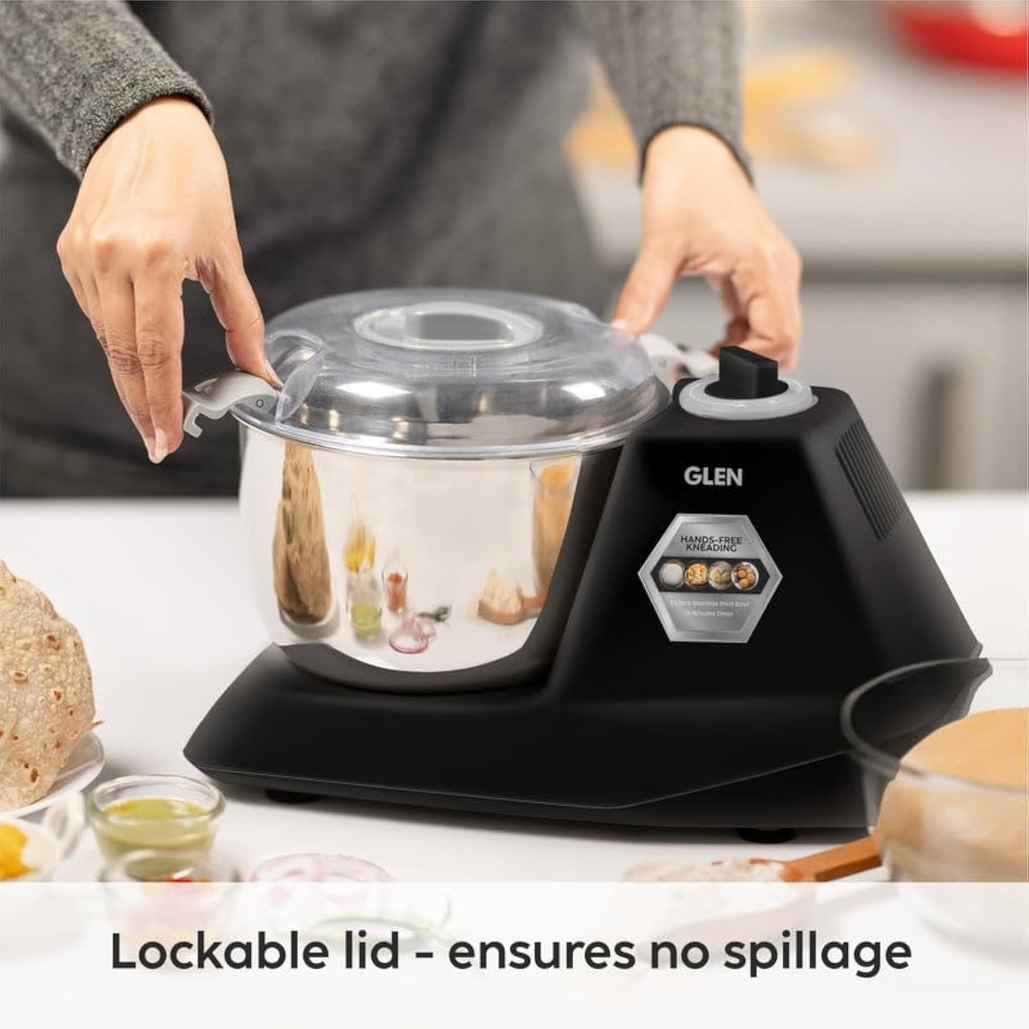 Glen Automatic Electric Atta Maker Machine