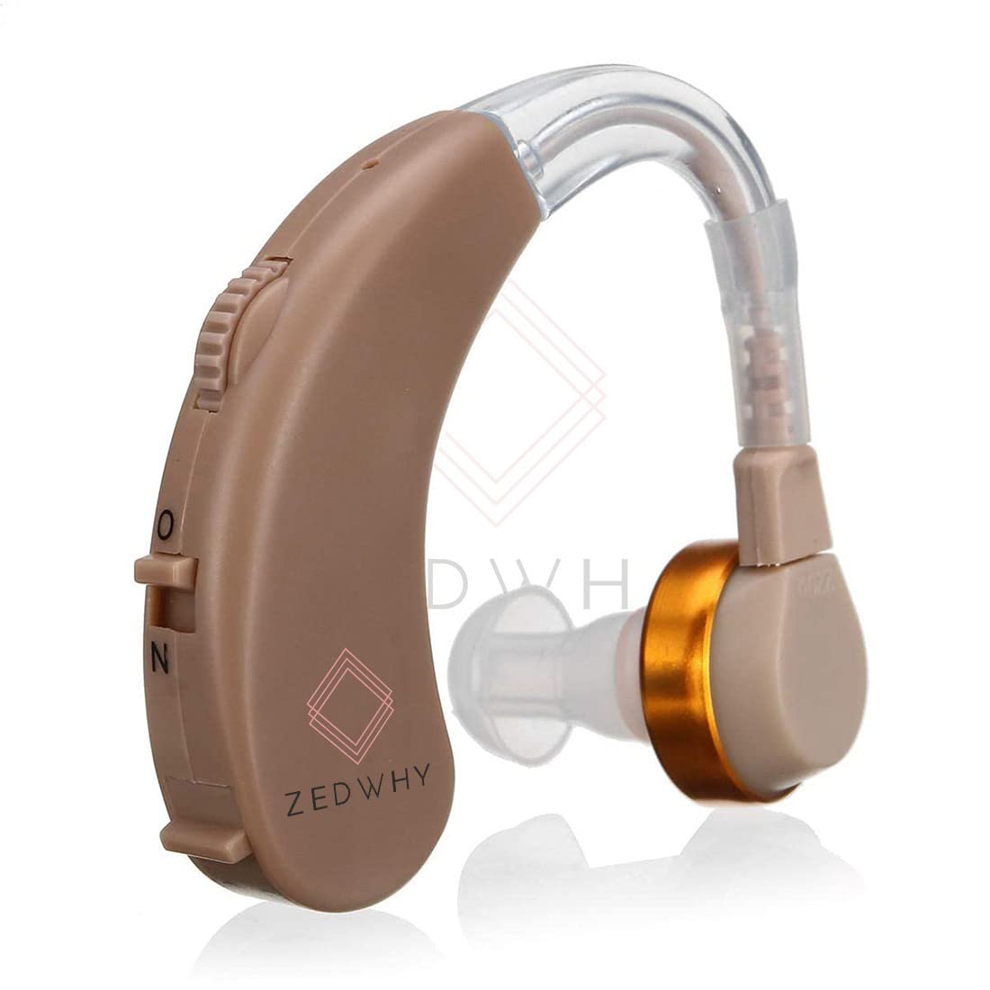 Zedwhy® Ear machine/ear machine for old age/ear machine for hearing/Made in Germany Batteries Sound Enhancement Amplifier Behind The Ear Hearing Aid - Brown (B0BCKM2GDQ) Amazon Price History, Amazon Price Tracker