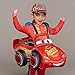 Disney boys Cars Lightning Mcqueen Cotton Baseball Cap, Grey Red, LITTLE BOY AGE 4-7 US