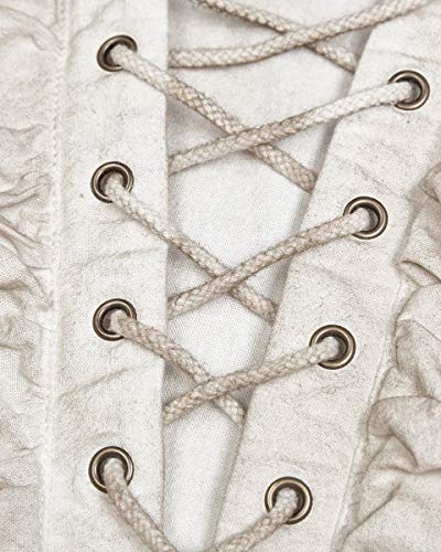 Punk Rave Uomo Pirata Camicia Maglietta Vintage