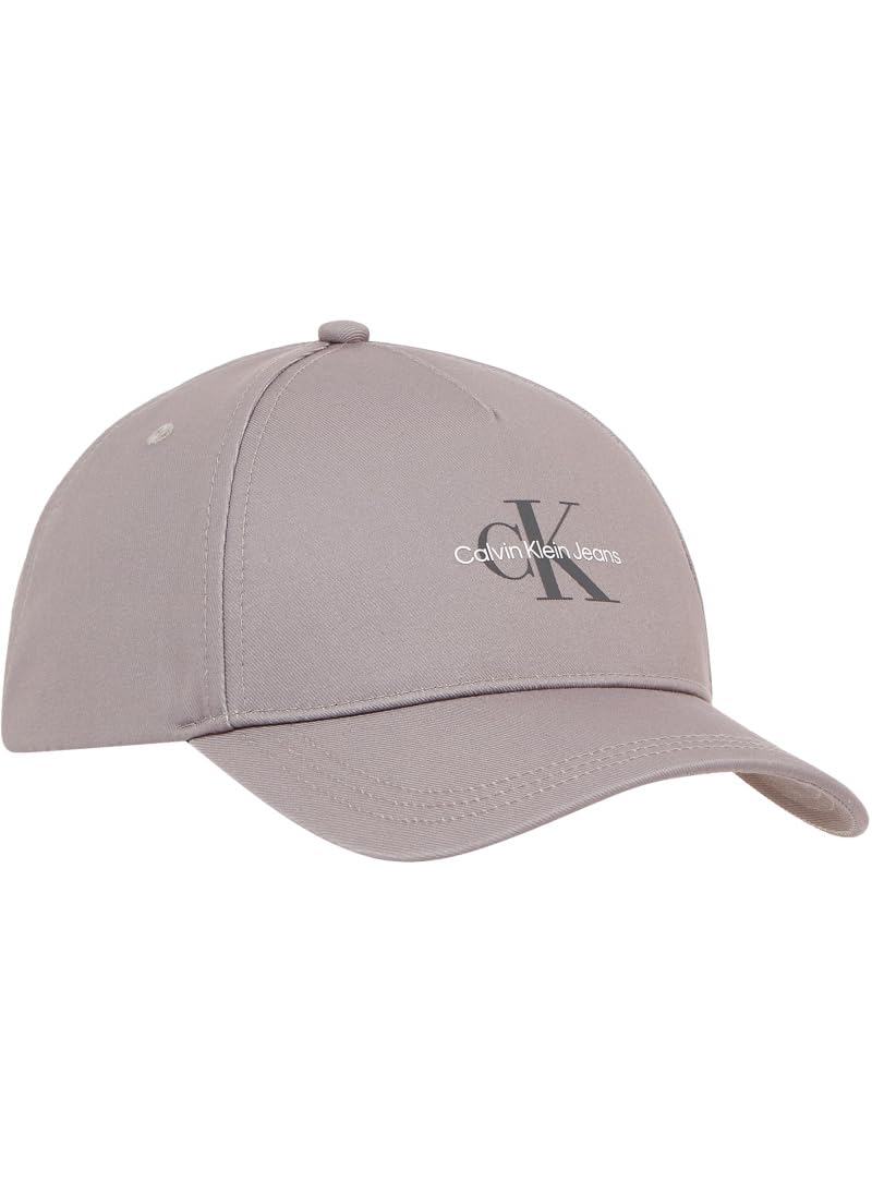 Calvin Klein Mens MONOLOGO PRINT CAP W Cap (pack of 1) One Size Titanium