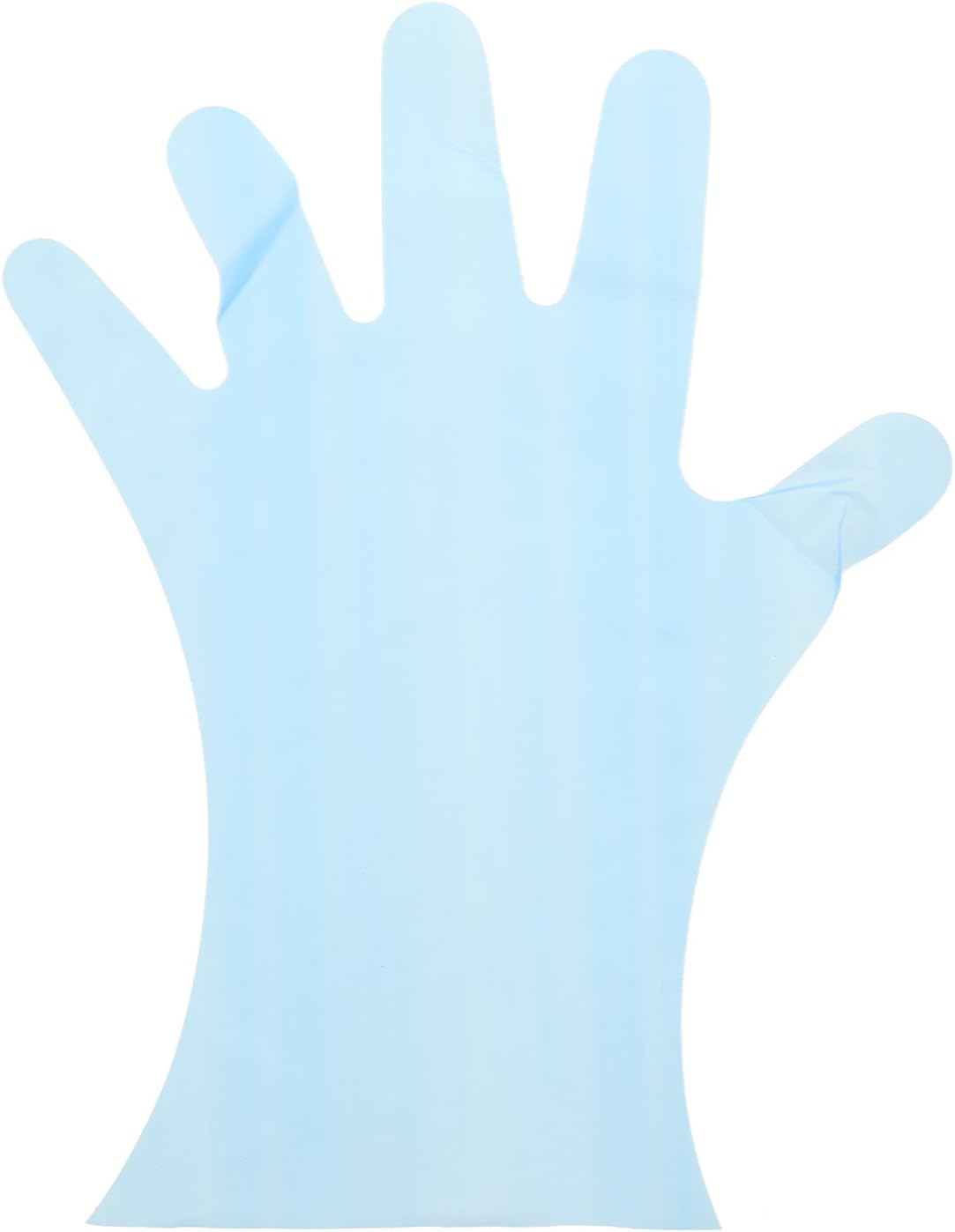 AmerCare Revolution Blue Poly Case Glove, Textured and Powder Free, Medium, Case of 1000