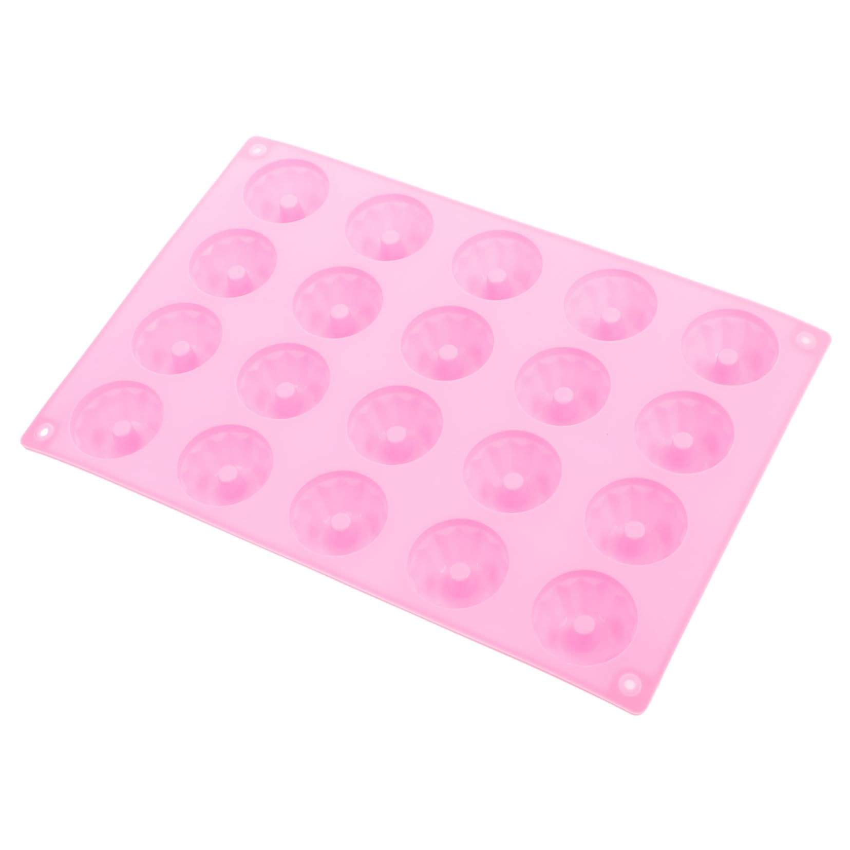 Moule à gâteau silicone rose pour pâtisserie chocolat et mousse individuels