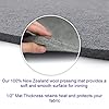 Wool Pressing Mat Set (Deluxe 2 Pack) Includes 24 x17 and 10 x 10 mats with Quilting Supplies in Pouch, 100% Pure New Zealand Wool, 2 Wool Pressing Mats Comes with Large Size & Portable Size (2 Mats) #5
