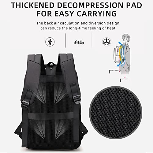 Large Capacity Travel Wet & Dry Separation Backpack Business Casual Backpack for 15.6 Laptop, External USB Charging Port, Patchwork Design3