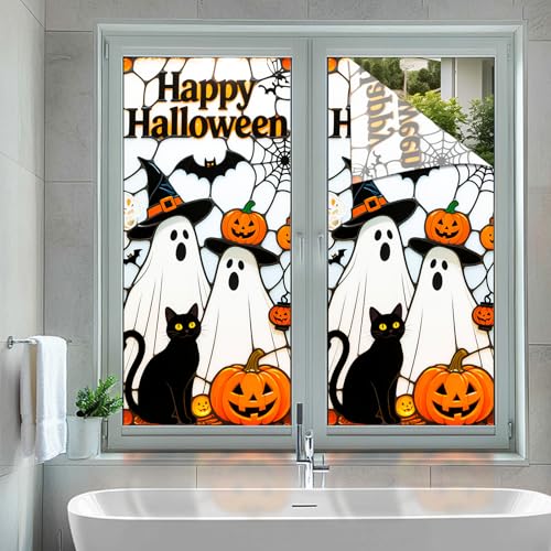 HOMETITUTE Vinilo Decorativo para Ventana Halloween 17.7x39.3 pulg miniatura 6