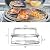 5 Piece Replacement Kit for Big Green Egg Large, Rack for Eggspander 5 Piece Kit Conveggtor Basket 304 Stainless Steel Grill Stack Rack with Removable Cooking System Expander Rack