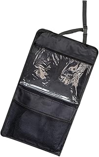 VICASKY Organizador De Encosto Assentos De Carro Organizador De Encosto Tapete De Chute De Carro Banco Traseiro Saco De Armazenamento Preto Protetor Anti-Chute