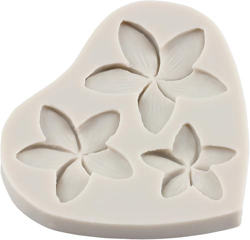 Miniatura 6 de Plumeria - Moldes de silicona para flores de hibisco, moldes para decoración de pasteles, decoración de cupcakes, caramelo de chocolate, pasta de