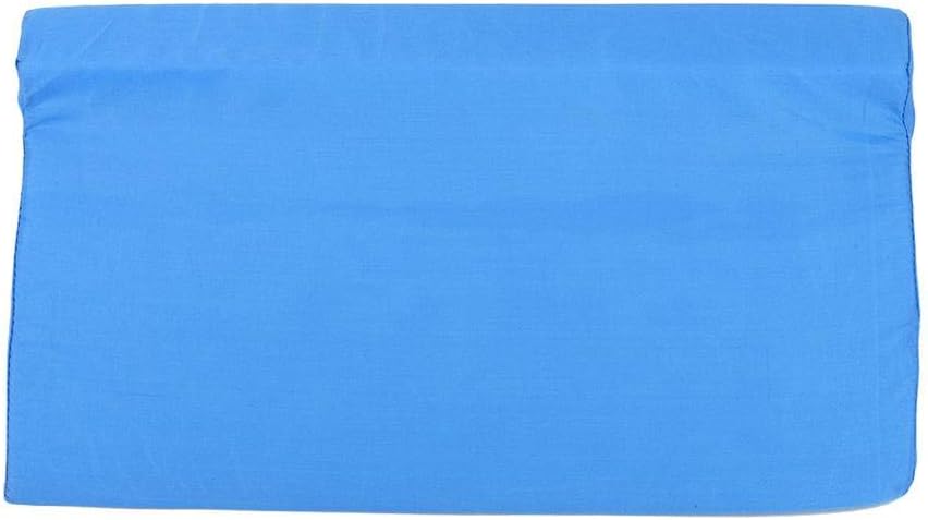 Bed Sore Pads, R-Shaped Cotton Bed Sore Pillow Sleeping Wedge Pillow Pregnancy Pillow Wedge Triangular Pad for Adults Bedridden People and The Elderly 19.7x9.8x5.9(Blue)