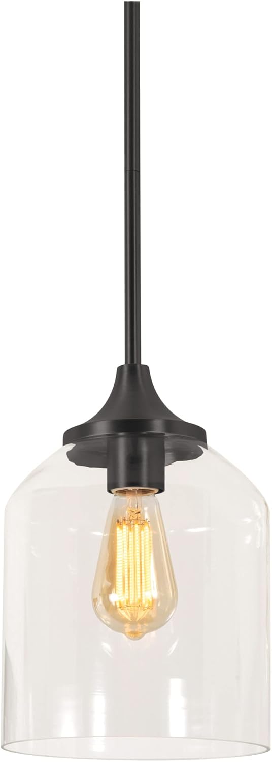 AFX Lighting William 8" Pendant - Black