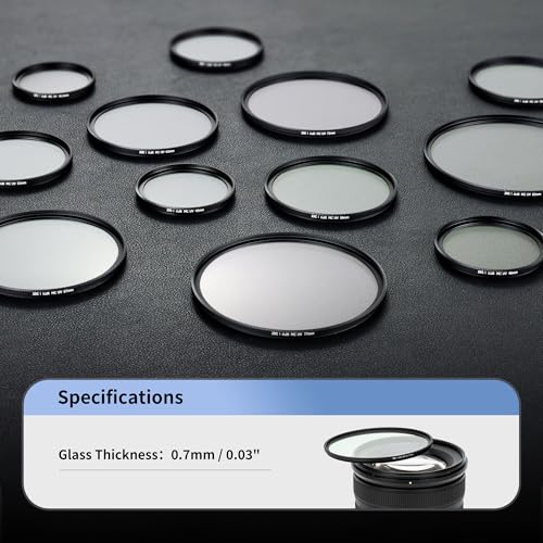JJC 67mm Ultra Low Reflectivity UV Lens Protection Filter with 44 Multi-Coated, Waterproof Oil-Proof Scratch Resistant HD Camera Lens Filter