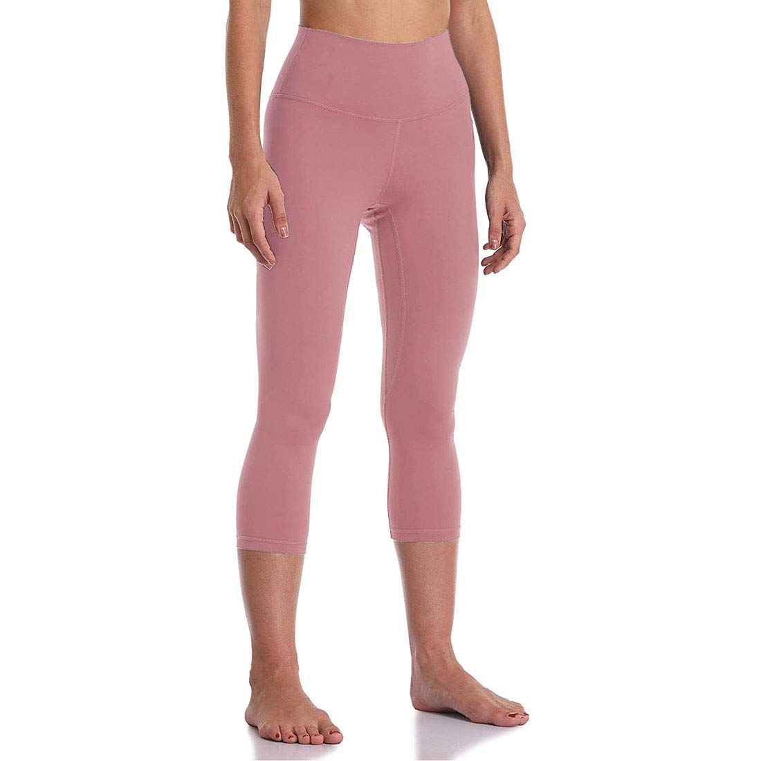 Moda Leggins Sportivi Donna, Pantaloni da Yoga per Donna, con Tasca Interna Nascosta per Donna, Pantaloni da Yoga per Allenamento Fitness con Leggings da Palestra Elegante, Pink, M