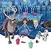 Mattel Disney Frozen Toys, Anna & Elsa Small Doll Advent Calendar with 2 Friend Figures, Moldable Sand & 24 Play Pieces, Inspired by Olaf’s Frozen Adventure