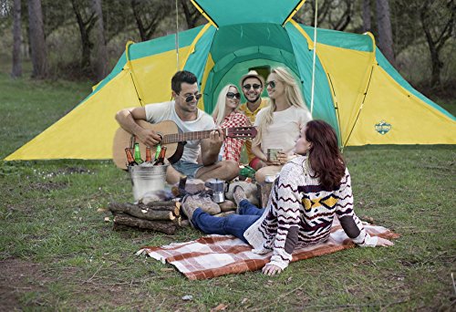 Carpa para camping de verano 9 personas impermeable miniatura 4