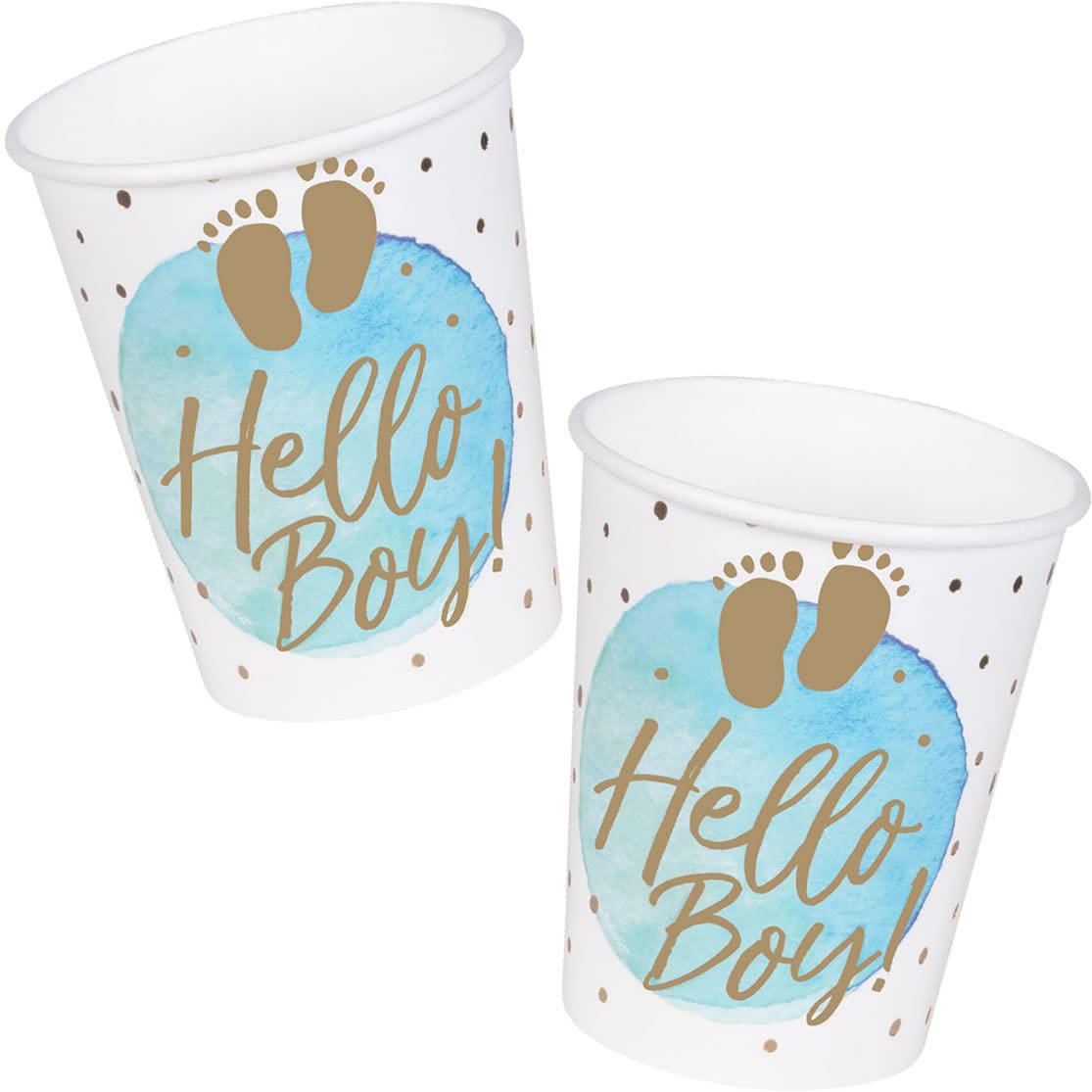 Folat Partypicker 50 Stück – Blau, 15 Cm, Aus Bambus, Für Jungen-Babyparty