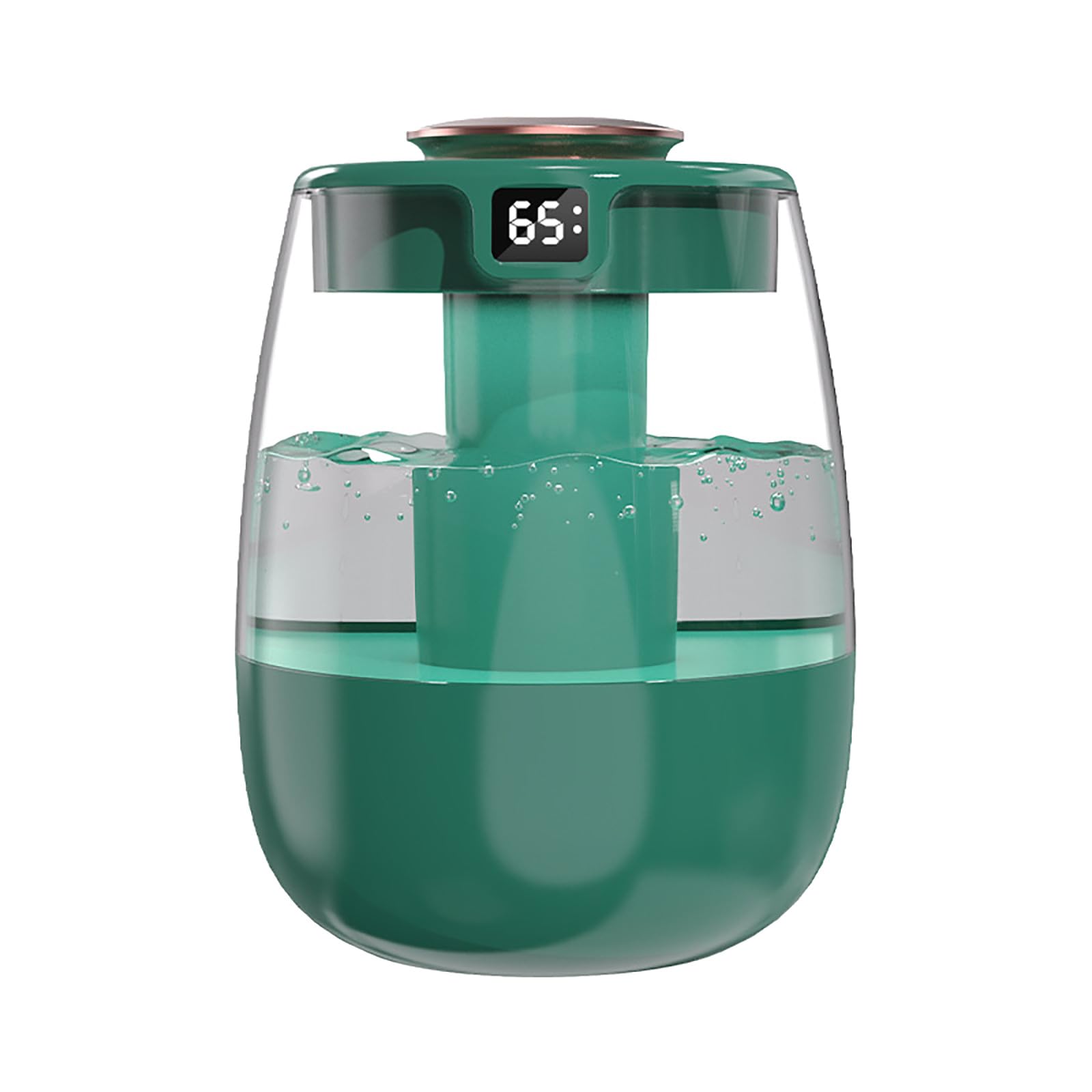 Cool Mist Humidifier Smart Timer Dual Nozzles 1 5L top Fill 30H 24Db Quiet Mist Runtime Led Lights