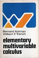 Elementary Multivariable Calculus 0124178502 Book Cover
