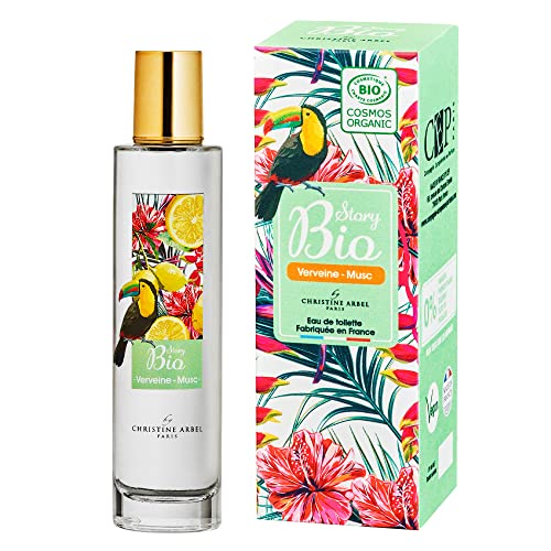 Christine Arbel Paris Story Bio Verveine Musc Eau de Toilette pour Femme certifiée BIO Fabriqué en France Cover