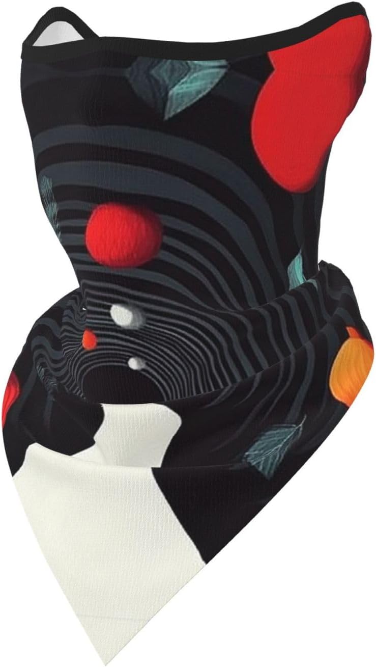 Protection Neck Gaiter Face Cover The path through the dense forest Balaclava Scarf Mask, Windproof Breathable Sun Shield for Men Women, Skiing Hiking Cycling Outdoor Sports