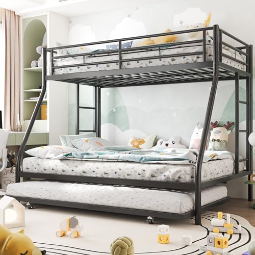 Shintenchi Twin Over Full Bunk Bed with Trundle