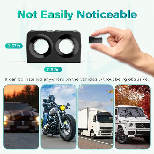 Image of Elook Upgraded Deer Whistles for Car,Double Horn,2 Pack | Save Deer,for Vehicles and Trunks,Registered Patent