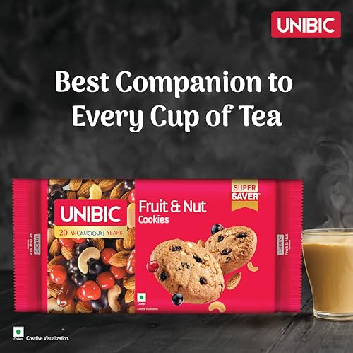 Image of Unibic Fruit & Nut Cookies 900G, Nuts (Pack of 3)