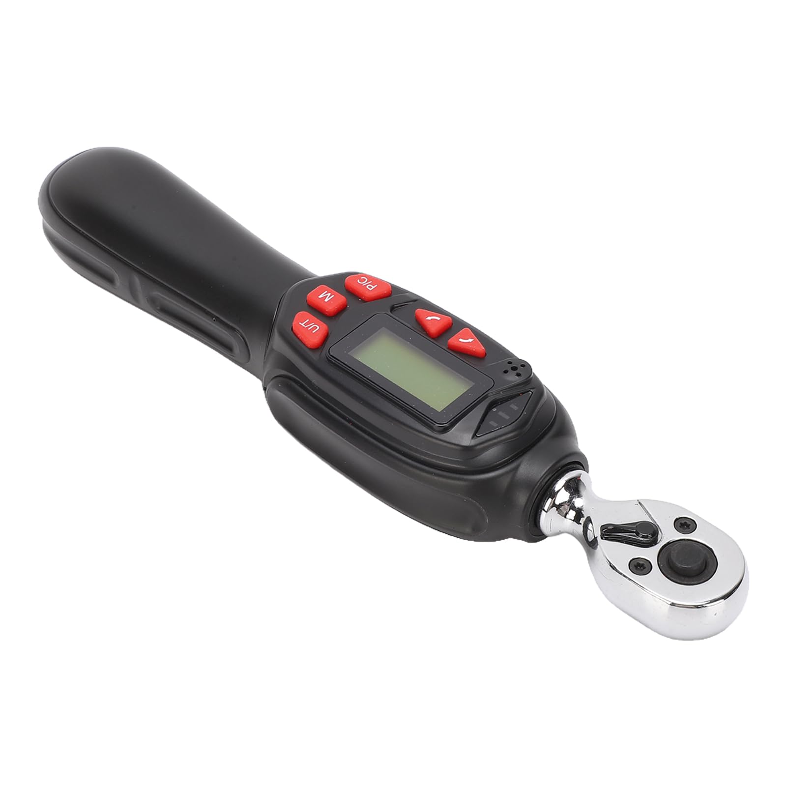 Yosoo Health Gear Cyfrowy Zestaw Kluczy Dynamometrycznych 1 4-calowy Klucz Dynamometryczny 1,5 do 30 Nm z Brzęczykiem LED 32-częściowy Zestaw Gniazd Sześciokątnych Przechowywanie Danych dla (32