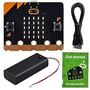 GeeekPi BBC Micro:bit V2.2 MB V2 Development Board for Coding and Programming (Micro USB Cable and Battery Holder are…