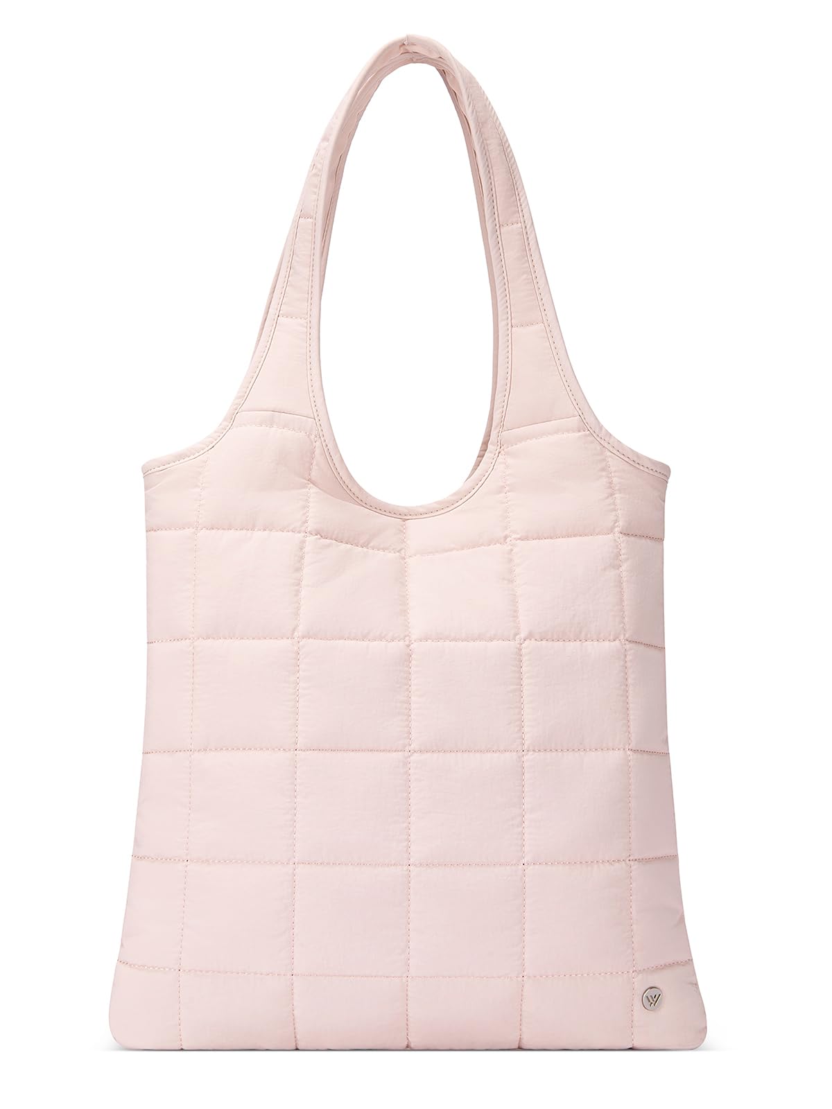 WESTBRONCO Puffer Tote Bags for Women Puffy Quilted Purse Nylon Shoulder Bag and Handbags with Laptop Compartment