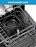 Midea Air Fryer 5.5 Quart with See-Thru Window, Heatexpress Rapid Air Technology, and 9 Preset Menus for Quick and Easy Meals