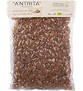 A'Ntrita - Amandes Bio Décortiquées 1 Kg - 100% Italiennes - Produit en Sicile